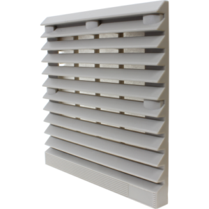 PROTETOR PLÁSTICO PARA VENTILADOR 120MM CINZA CLARO C/ FILTRO - PV803 - METALTEX