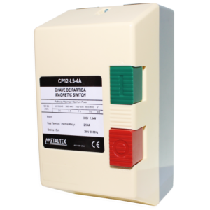 CAIXA DE PARTIDA 1,6 A 2,5A - 1,5CV - 380V - CP12-L5-2.5A - METALTEX