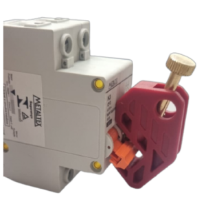 TRAVA DE SEGURANÇA P/ DISJUNTOR DIN - N-TE2 - METALTEX