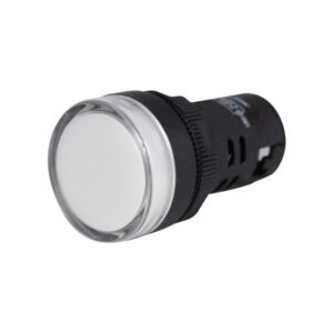 SINALEIRO LED 22MM - 220VCA - BRANCO -L20-AR2-WP - METALTEX