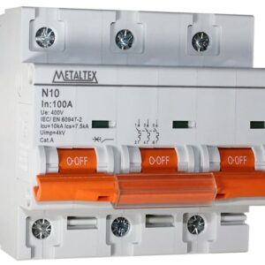 N10-3P80 - MINI DISJUNTOR 10KA 3 PÓLOS 80A