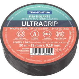 FITA ISOLANTE PRETA 10M 0,18X19MM - TRAMONTINA