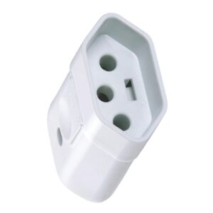 PLUGUE FEMEA 2P+T 10A BRANCO - 57402053 - TRAMONTINA