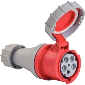 PLUG - TOMADA DE ACOPLAMENTO 3P+N+T 63A 380-415V - 56255144 - TRAMONTINA