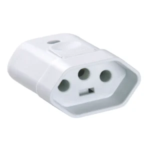 PLUGUE FEMEA 2P+T 20A BRANCO - 57402055 - TRAMONTINA