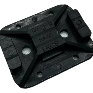 FIXADOR ADESIVO PLASTICO - PRETO  - LKCS/A - HELLERMANN - UN