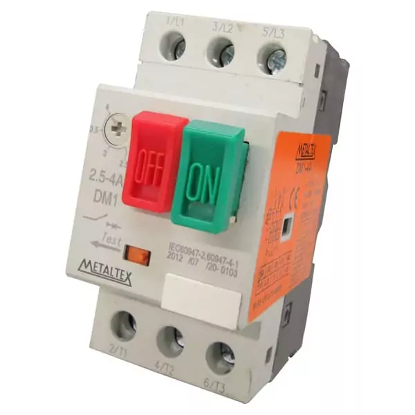 DISJUNTOR MOTOR 2,5 ~ 4A - DM1-4A - METALTEX