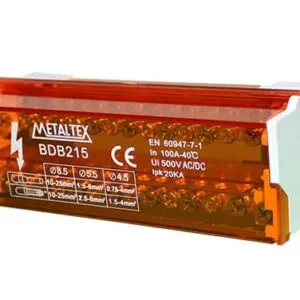 CONECTOR DE DISTRIBUIÇÃO BARRAMENTO BIPOLAR - BDB215 - METALTEX