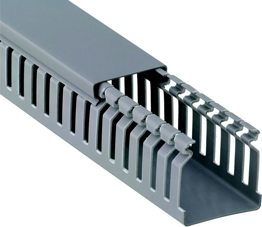 CANALETA 50X80 CINZA PVC - HD9P - HELLERMANN- 2M