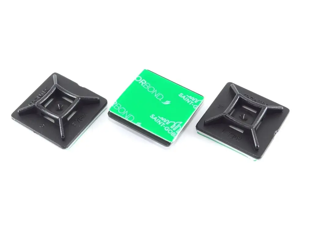 FIXADOR AUTO ADESIVO DF 28X28 PRETO