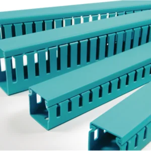 CANALETA HD8P 30X80 AZUL PETROLEO PVC - HELLERMANN - 2M