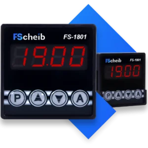 CONTROLADOR TEMPERATURA - 100~240VCA - FS-1801-ABF05 - FSCHEIB "J-PT100"