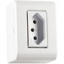 CAIXA SOBREPOR C/ 1 TOMADA 2P+T 10A/250V - 57304002 - TRAMONTINA