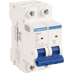 MINIDISJUNTOR BIPOLAR TDJ3-2C10 10A - TRAMONTINA