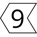 ANILHA 9 BRANCO - MHG2/5 - HELLERMANN