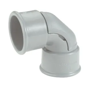 COTOVELO 90 GRAUS DE 1 EM TERMOPLASTICO CINZA - PLASTIBOX - 57256003 - TRAMONTINA