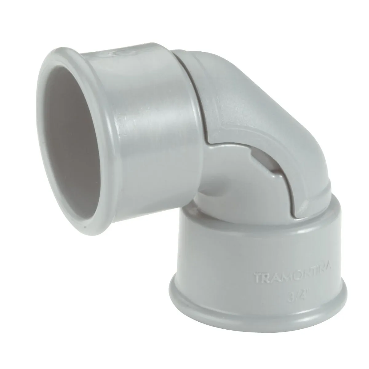 COTOVELO 90 GRAUS DE 1 EM TERMOPLASTICO CINZA - PLASTIBOX - 57256003 - TRAMONTINA